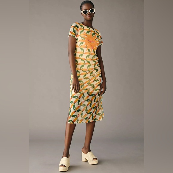 FARM Rio Dresses & Skirts - Farm Rio Printed Mesh Dress
